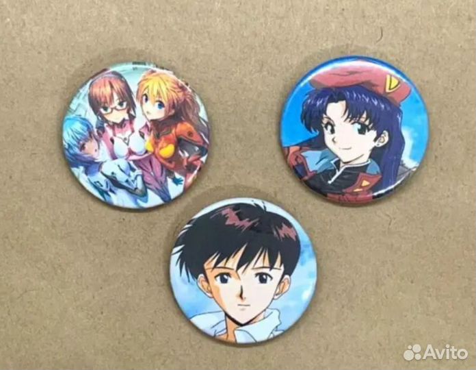 Значки с аниме