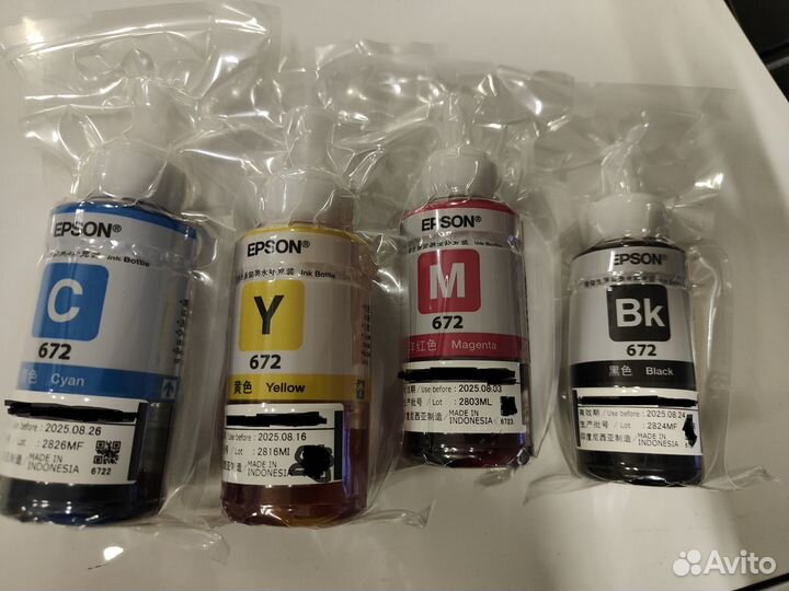 Оригинальные чернила Epson L130