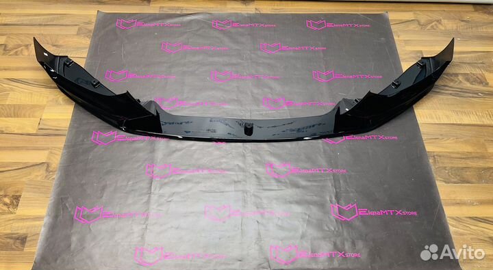 Сплиттер BMW F20 LCI MP черный глянец