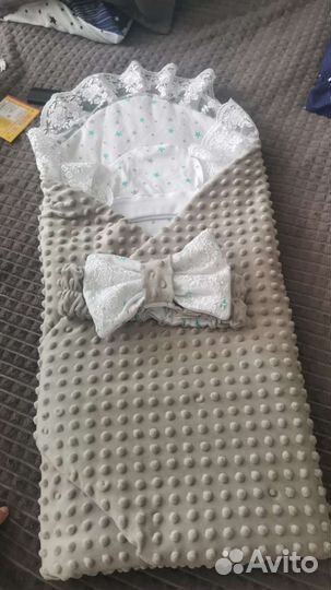 Конверт на выписку для мальчика осень