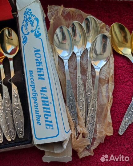 Чайные ложки мельхиор