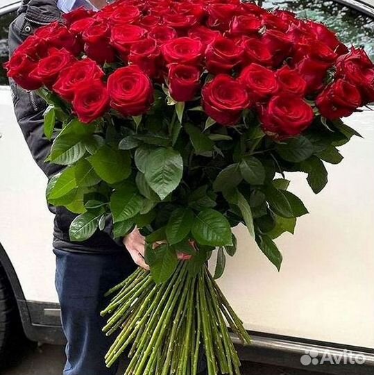 Букет роз 101 роза 51 роза