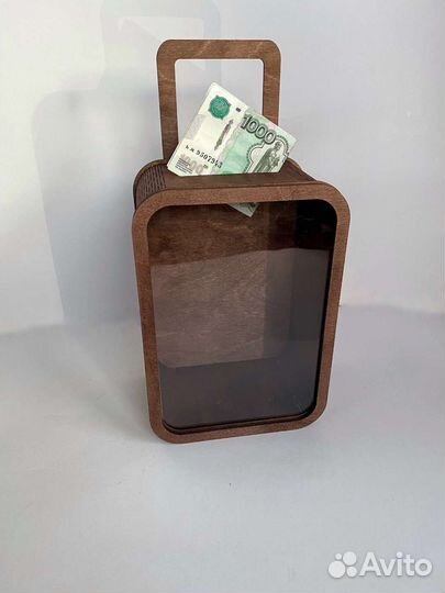 Копилка из дерева