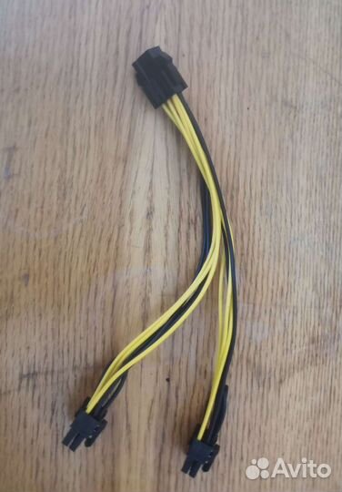 Переходник на видеокарту 6 pin на 8 pin