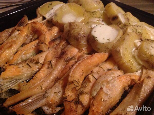 Обрезь семги