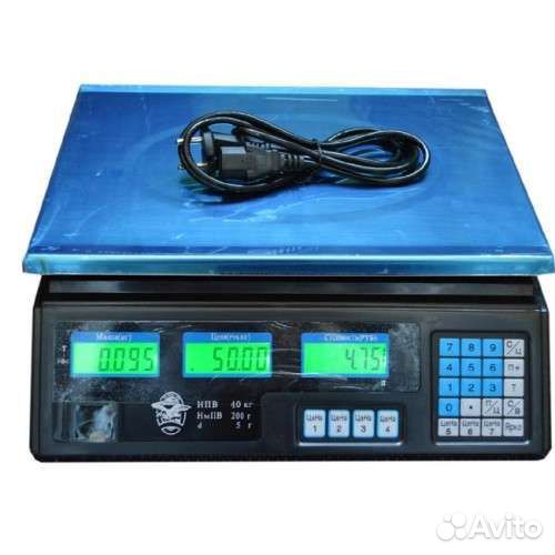 Торговые весы до 30 кг