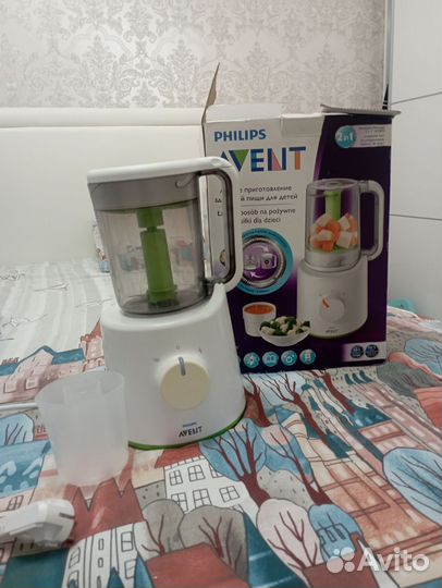 Пароварка блендер philips avent 2 в 1