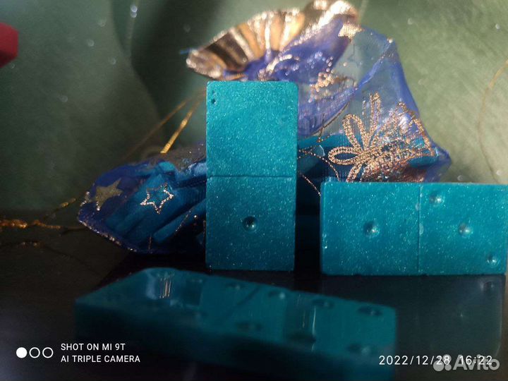 Домино из эпоксидной смолы