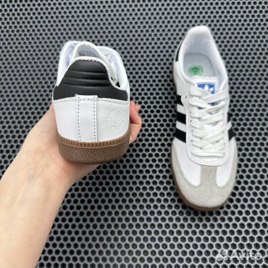 Кроссовки Adidas Samba OG White Black Granite