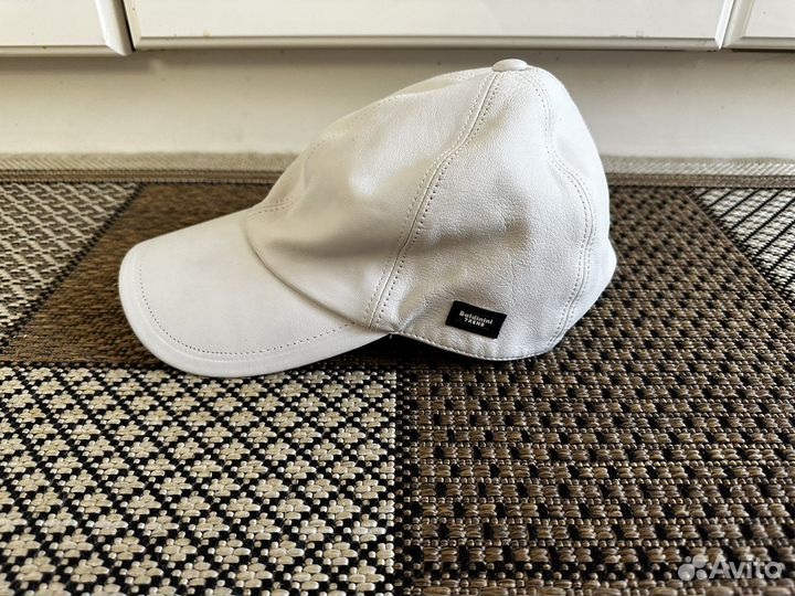 Кожаная кепка бейсболка Baldinini