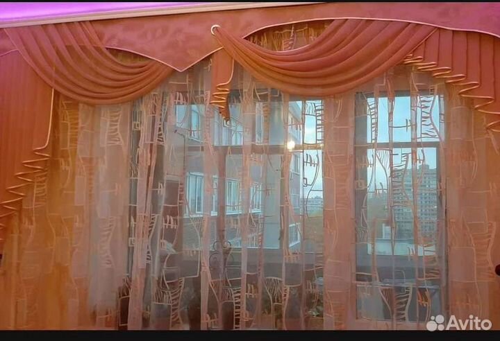 Тюль с ламбрекеном