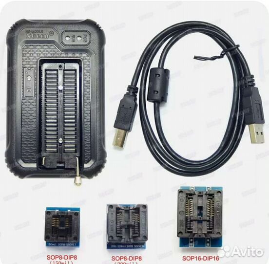 Программатор XGecu T48 (tl866-3g) + адаптеры