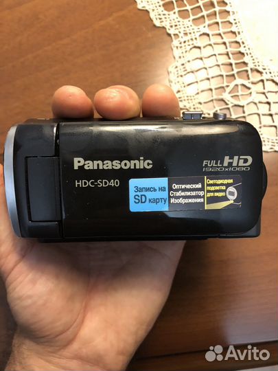Видеокамера panasonic hdc-sd40