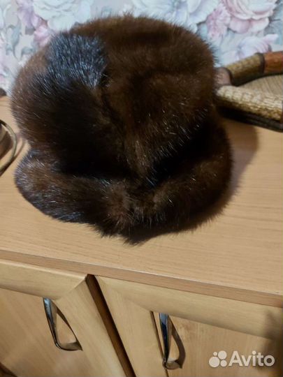 Шапка норковая женская