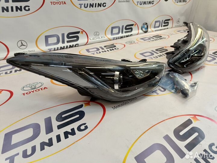 Фары Hyundai Elantra (MD) 2010-2016г LED