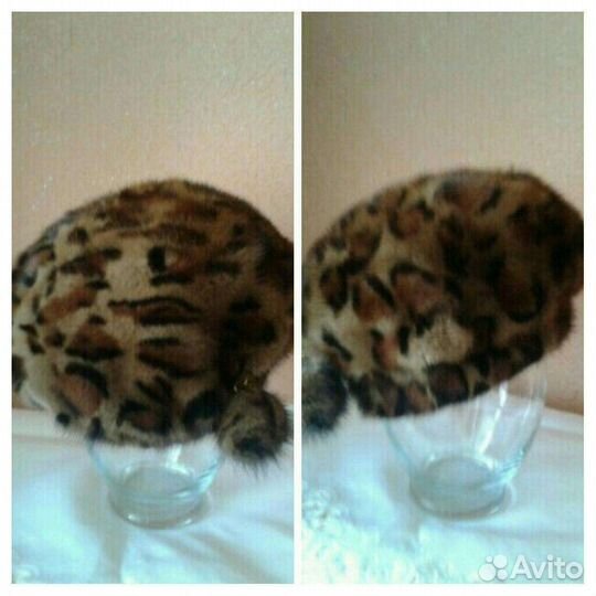 Берет женский норковый