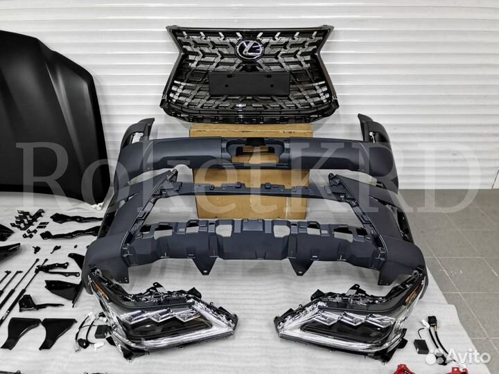 Рестайлинг Lexus LX 570 из 08-15 в 2021 г