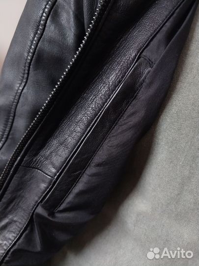 Кожаная куртка мужская снежная королева