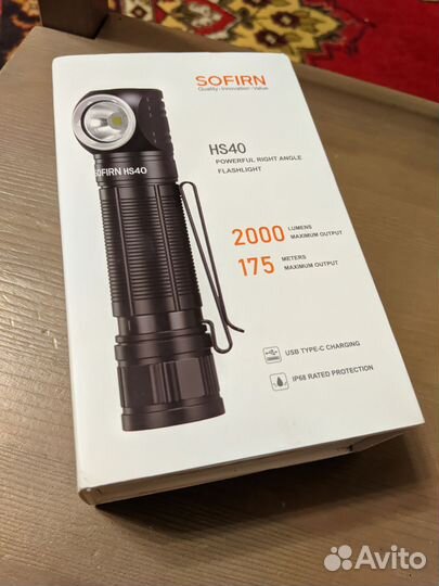 Фонарь налобный sofirn hs40 5000K