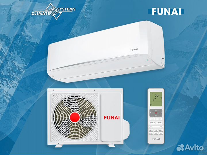 Сплит-система funai raci-SN35HP.D03, белый