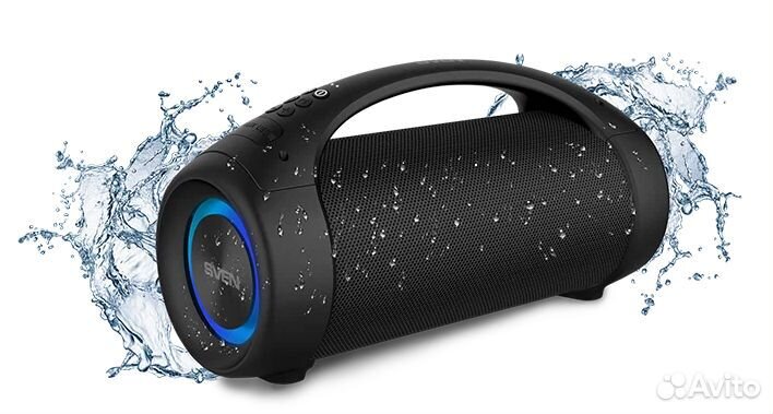 Портативная акустика sven PS-370, 40 Вт, черный