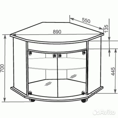29 Телевизор 720мм Lg flatron 100Hz+Тумба с стекло
