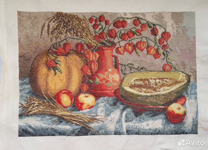 Картина вышитая крестом 