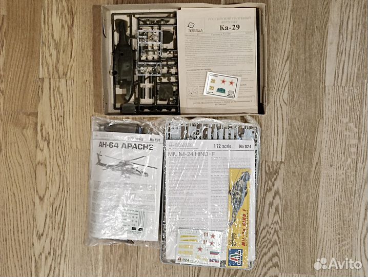 Сборные модели вертолетов 1:72