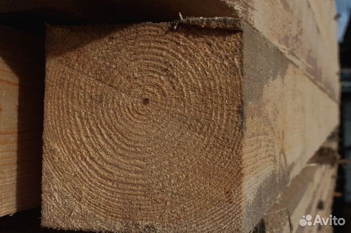 Доставка соснового Бруса 100x100 мм