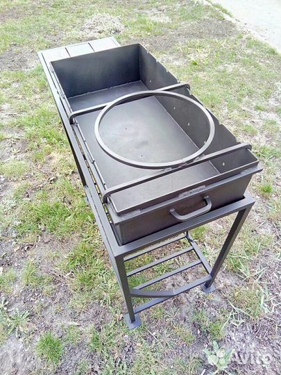 Подставка под казан (3.5-10л) на мангал