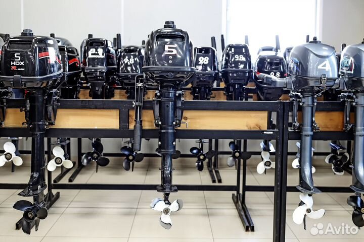 Лодочный мотор hidea HD5FHS Б\у