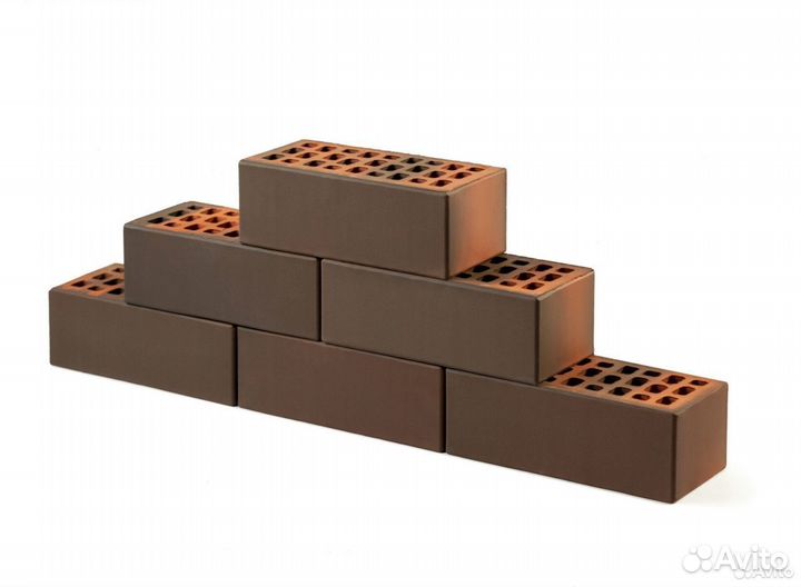 Лицевой кирпич полуторный VolgaBrick