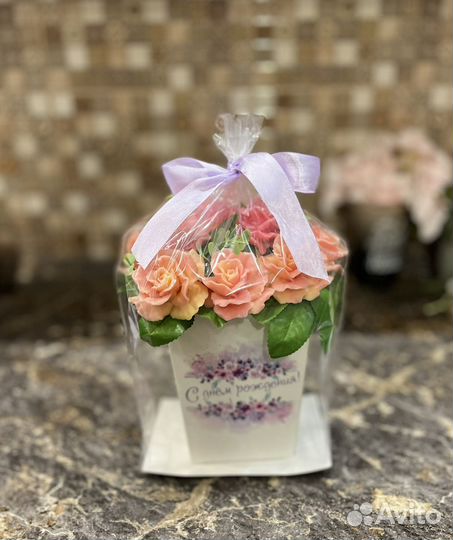 Букет из мыла