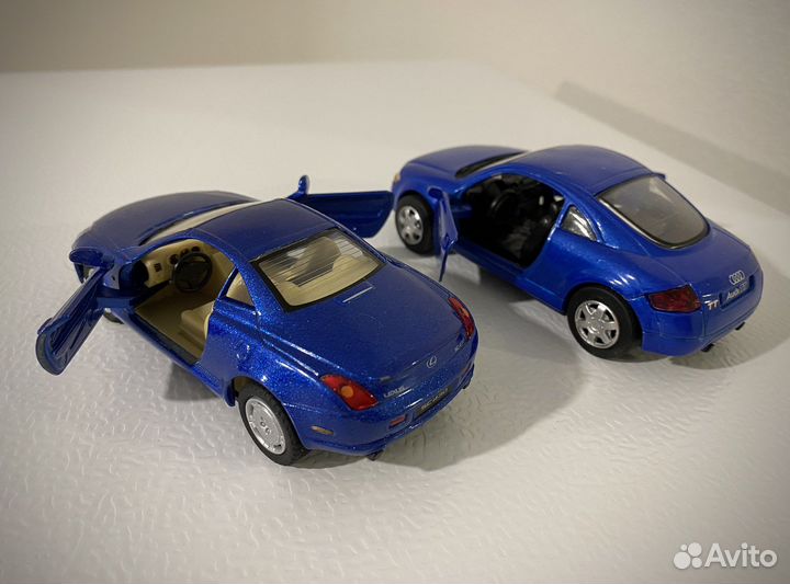 Машинки металл 1:36 Audi TT/Lexus SC 430