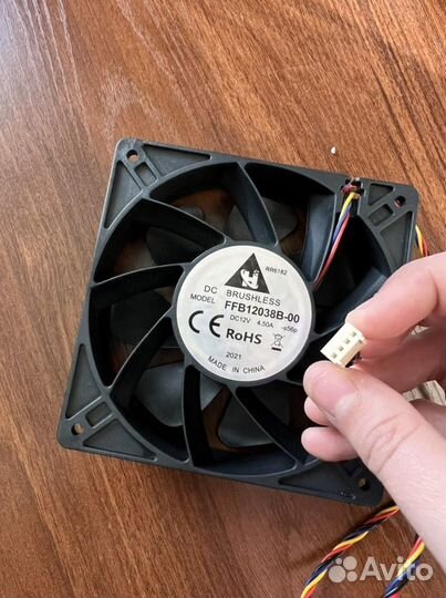 Куллер для асика 4,5А