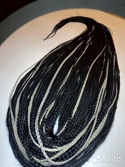 Де косы 100см черно-пепельные