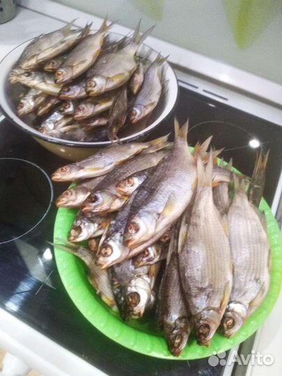 Вяленая плотва