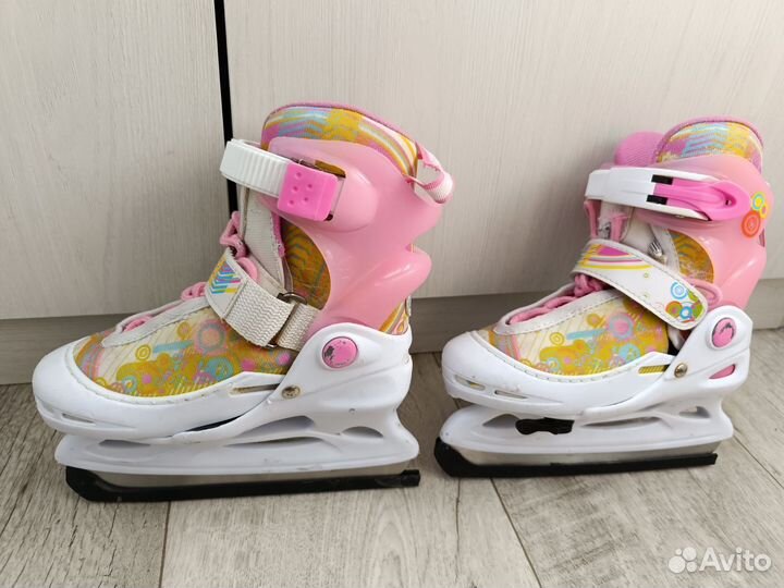 Коньки детские раздвижные 26-29