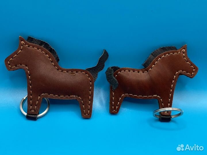 Брелки из натуральной кожи
