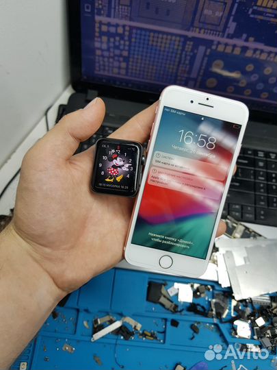 Ремонт iPhone айфонов замена Face ID корпуса шлейф