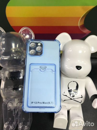 Чехол с карманом для карт iPhone 12 ProMax