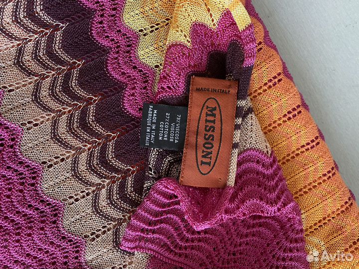 Вязаный шарф Missoni, новый, оригинал