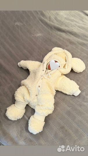 Продаю комплект на выписку плюшевый