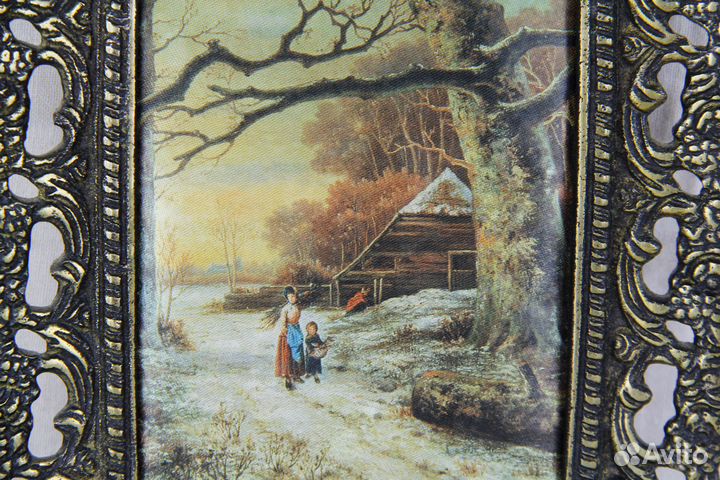 Картины миниатюры Роспись по шёлку, Гербарий