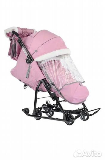 Санки-коляска nika комбинированная Ника Детям