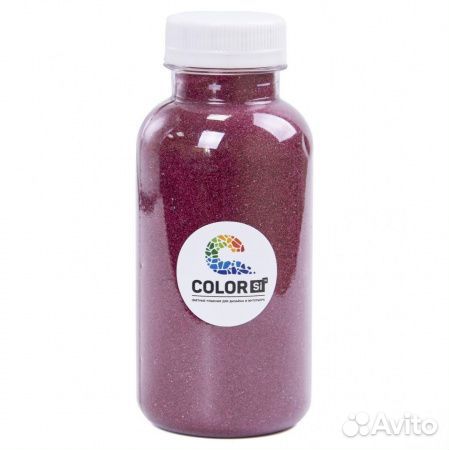 Песок декоративный 500гр Малиновый