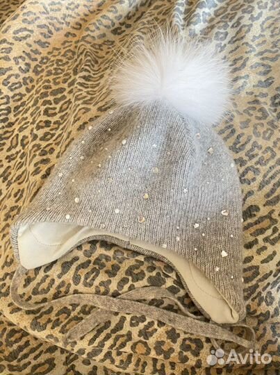 Шапка зимняя для девочки 44 46