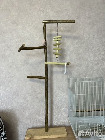 Игровая площадка, Стенд для попугая