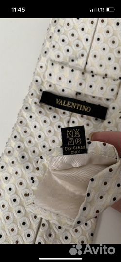 Галстук burberry, valentino шелк оригинал
