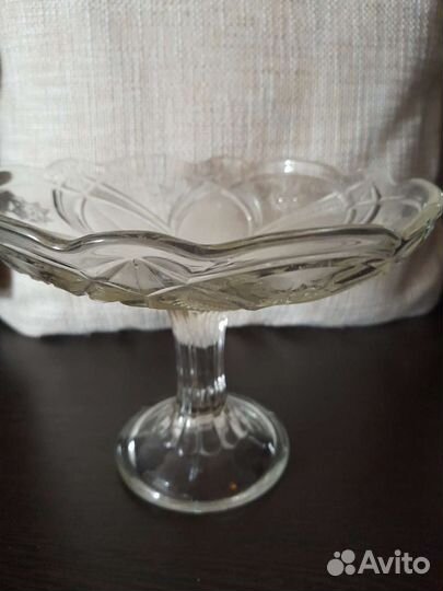 Ваза для фруктов на ножке СССР